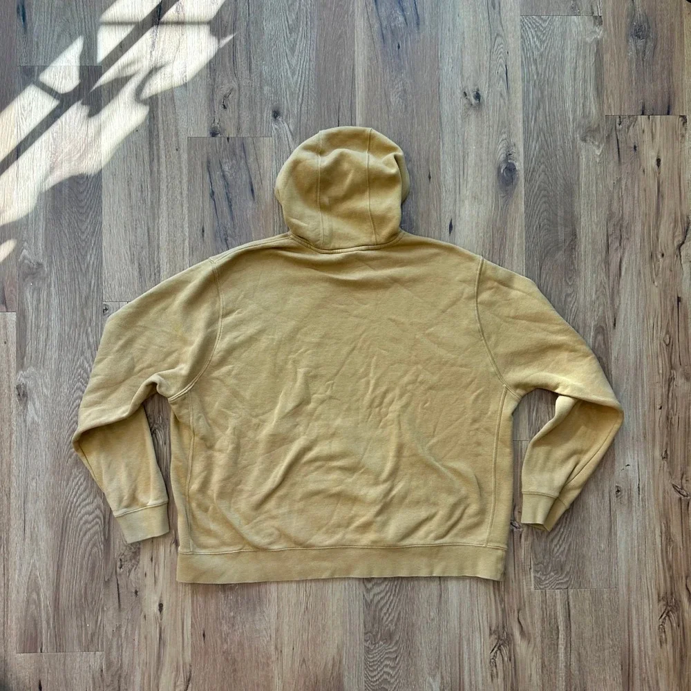 Nike Sportswear Club Fleece Hoodie Mens 3XL Mustard‎ Yellow Pullover BV2654-722